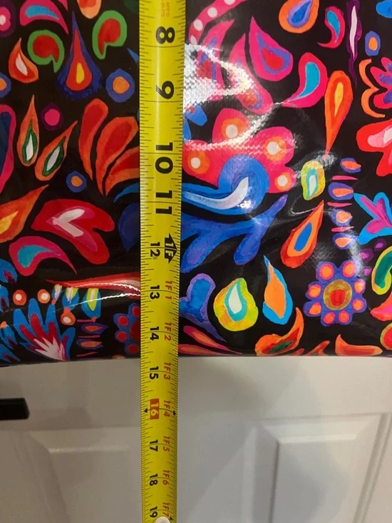 Consuela Black Multicolor Floral Paisley Tote - Picture 6 of 12